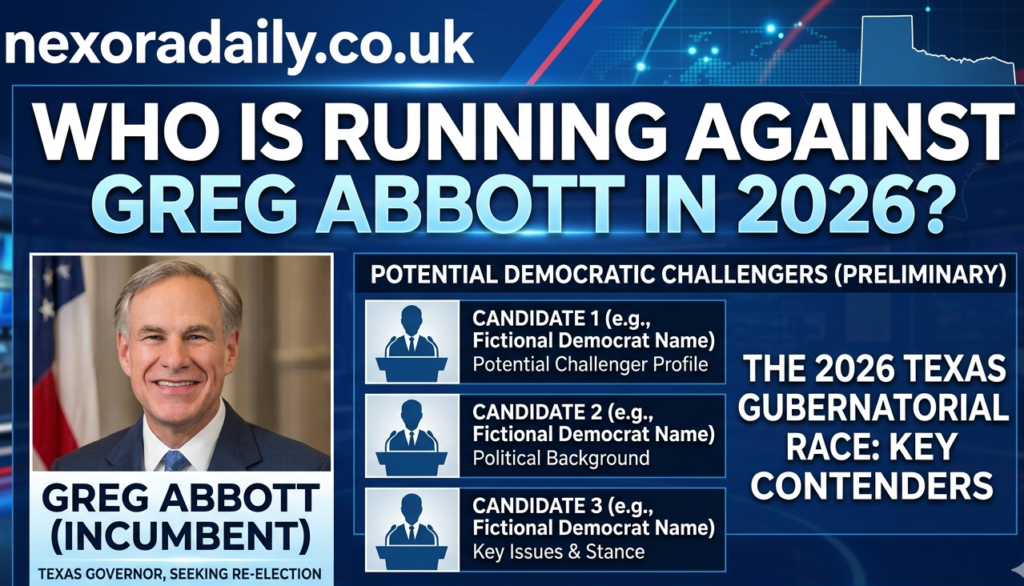 who is running against greg abbott in 2026