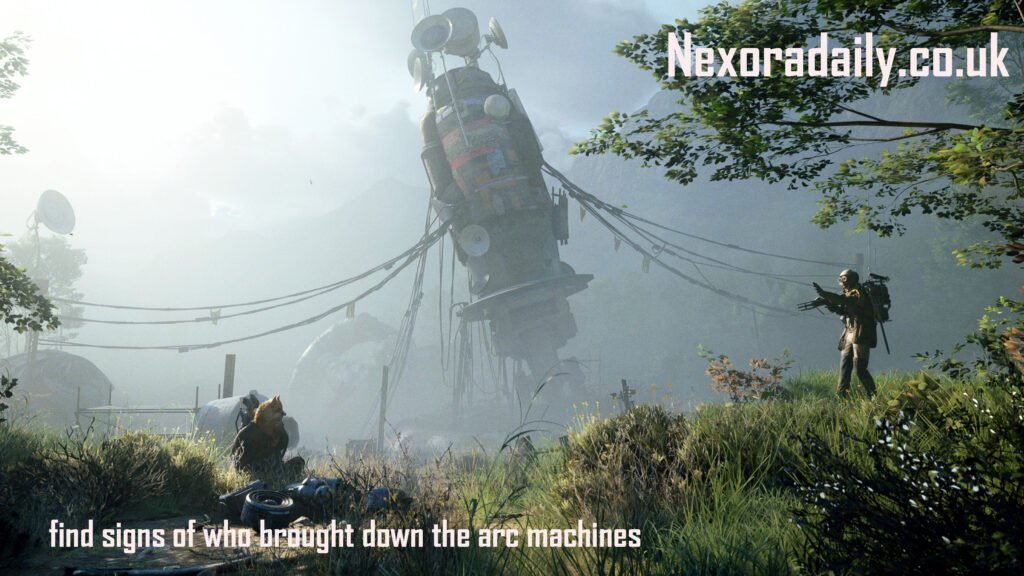 find signs of who brought down the arc machines