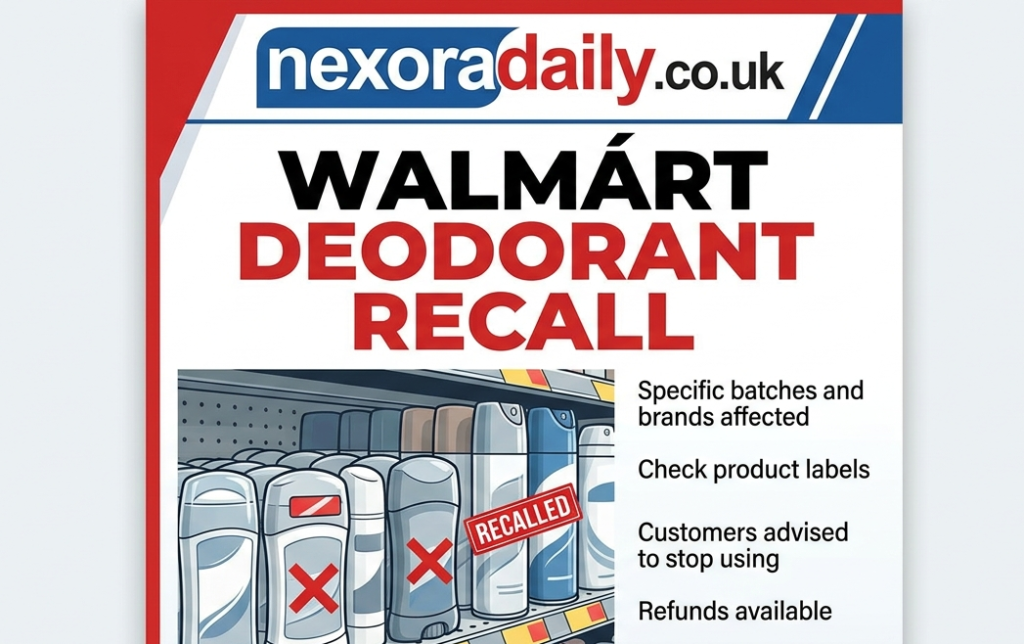 walmart deodorant recall