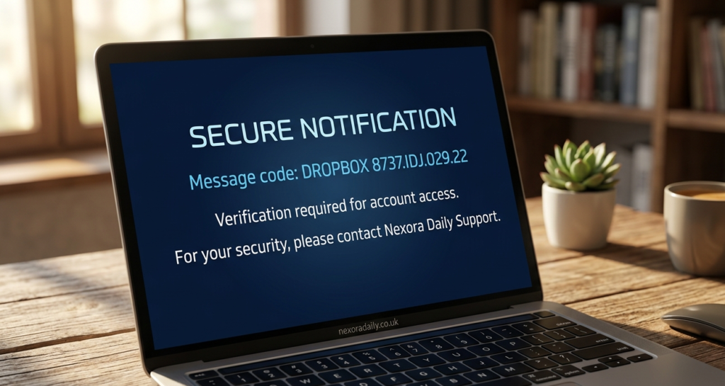 message code dropbox 8737.idj.029.22