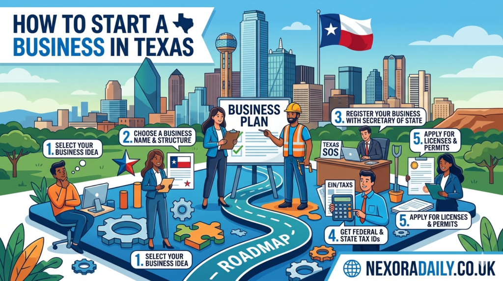 how to start a business in texas