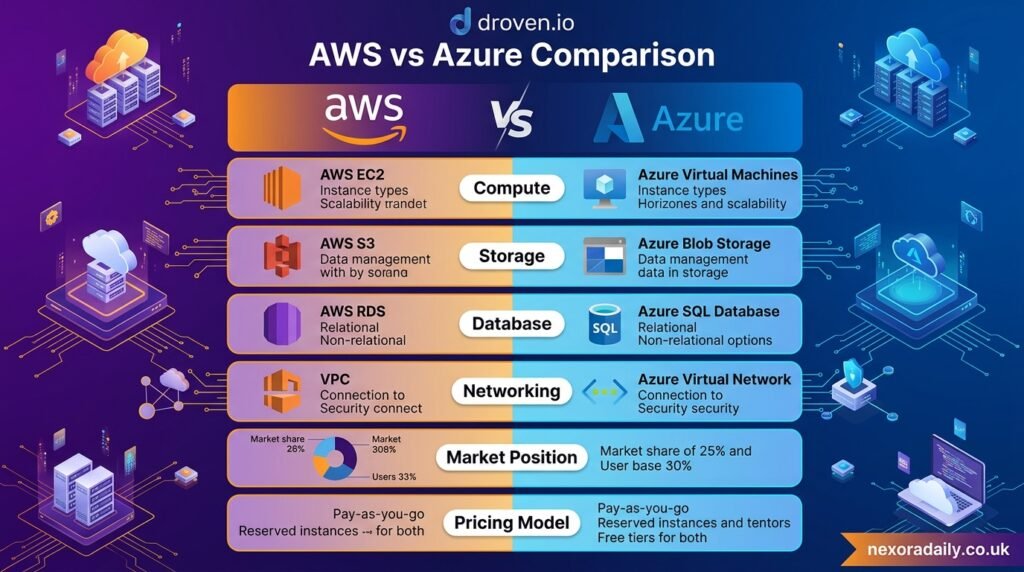 droven io aws vs azure comparison