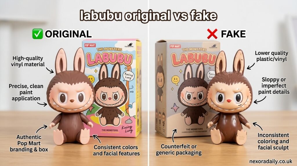 Labubu Original vs Fake