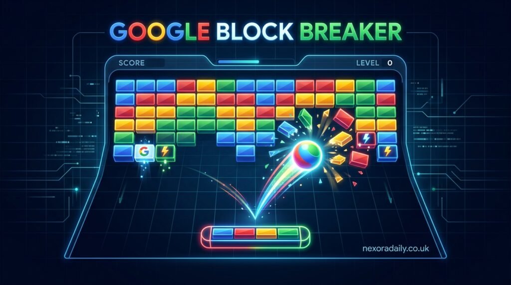 Google Block Breaker